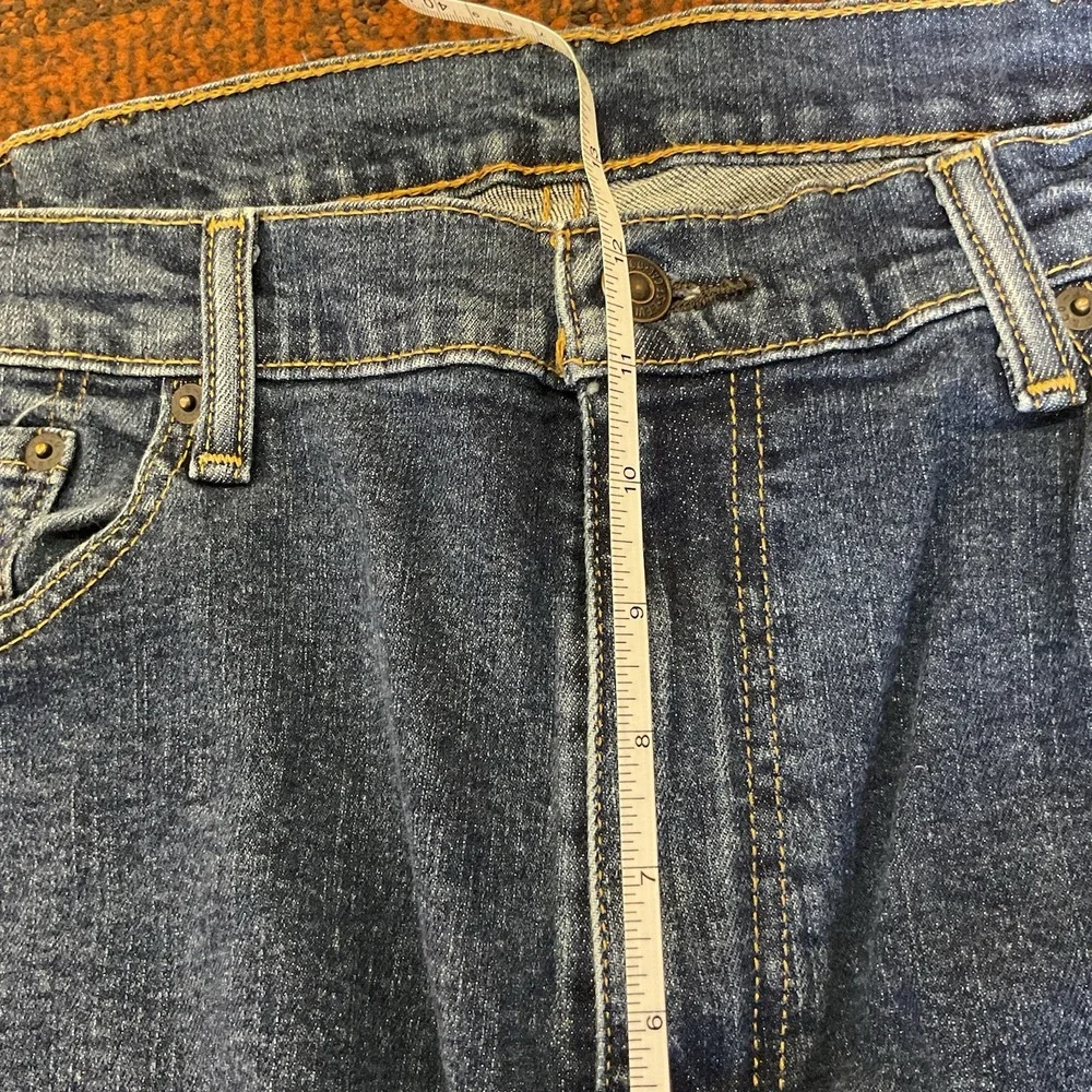 Levi's 505 Straight Leg Dark Wash‎ Blue Denim Jeans Men's Size 38x30(